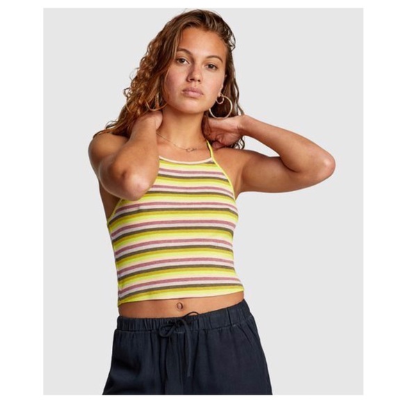 RVCA - NWT Hattrick Ribbed Crop Top - Picture 5 of 12